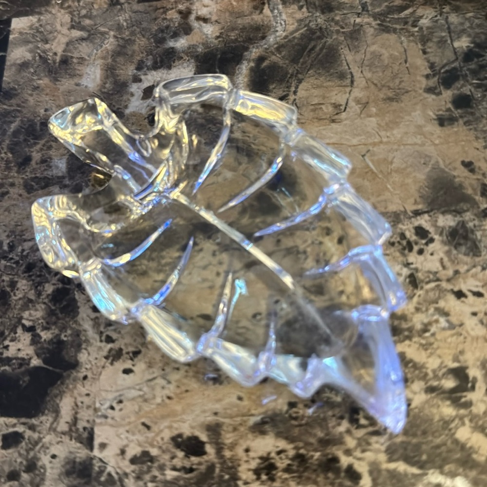 Crystal Leaf Trinket Dish